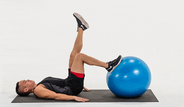 Bài tập Hip Thrust on Stability Ball