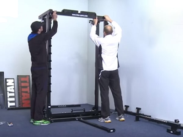 Cách lắp giàn tạ đa năng khung chính