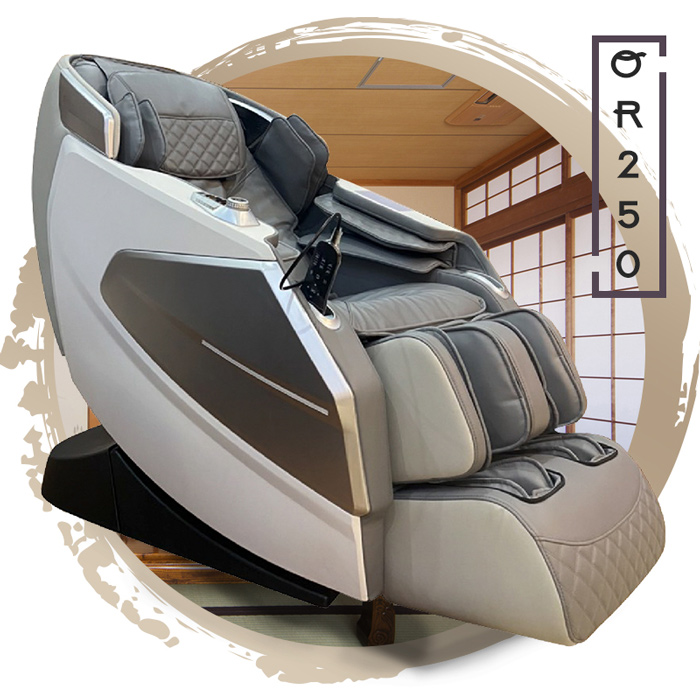 Ghế massage Oreni OR-250 cao cấp, con lăn 5D hiện đại