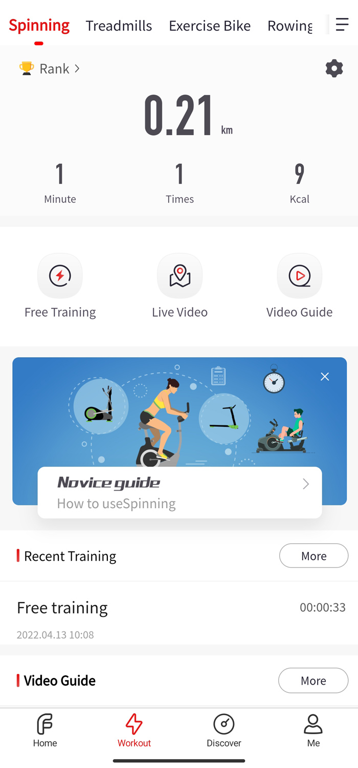 Hướng dẫn sử dụng xe đạp tập thể dục Oreni RE-111 qua App