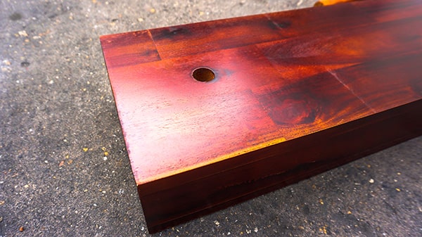 Bục nhảy xa l&agrave;m từ gỗ đặc