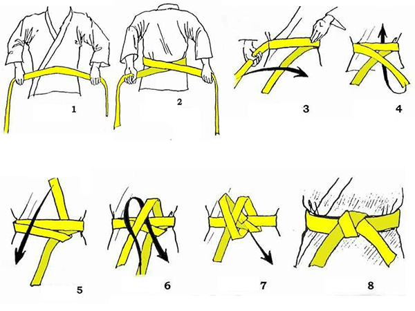 Học cách thắt đai Taekwondo nhanh chóng với 6 bước đơn giản!
