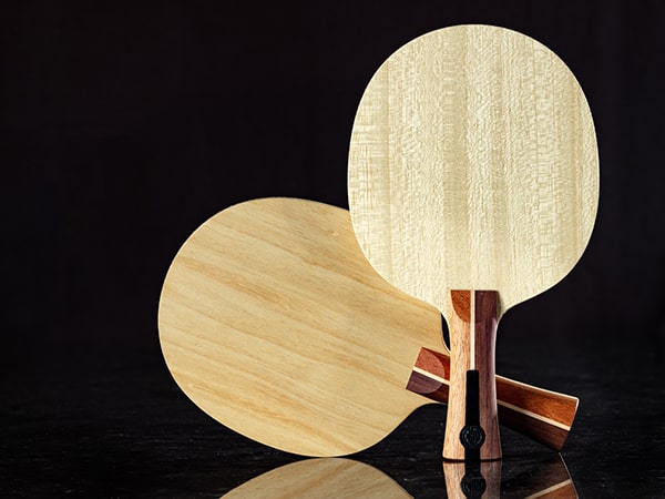Cốt vợt bóng bàn sử dụng vật liệu chính là gỗ