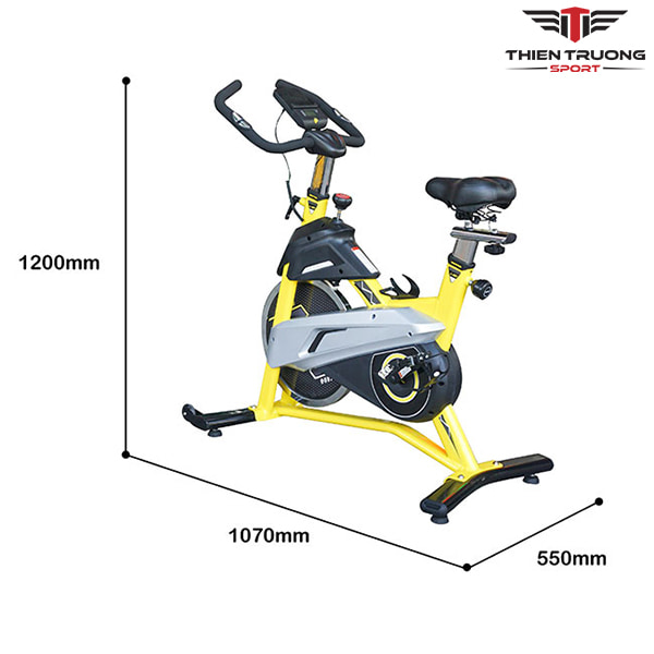 Kích thước xe đạp tập Tokado TK007