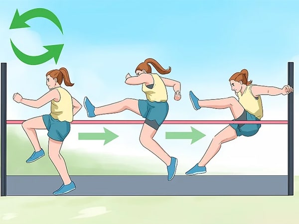[Hướng dẫn] 4 giai đoạn trong kỹ thuật nhảy cao kiểu bước qua