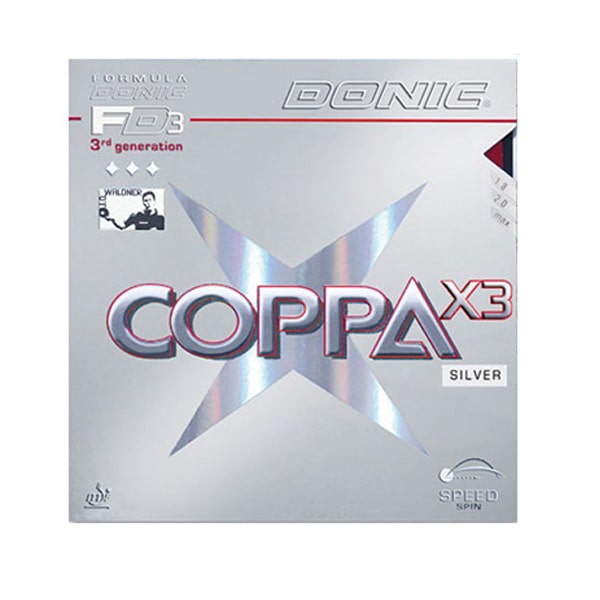 Mặt vợt bóng bàn Donic Coppa X3 Silver chính hãng giá rẻ Nhất