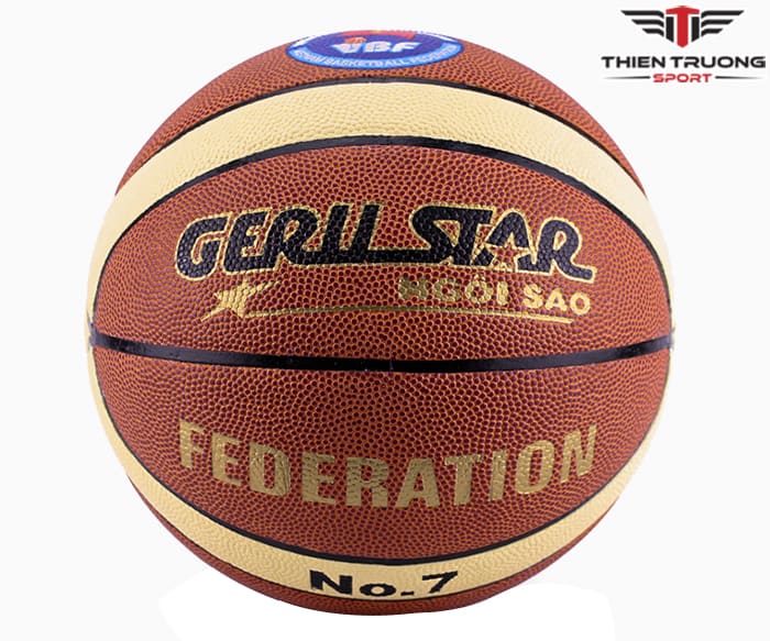 Quả bóng rổ Geru da PU số 7 Federation chính hãng giá rẻ Nhất