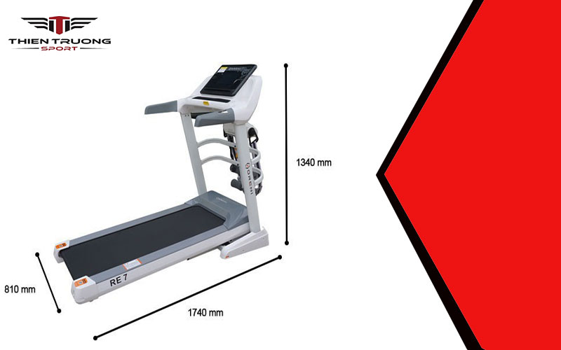 Máy chạy bộ Oreni RE-7 thiết kế bền đẹp, tinh tế
