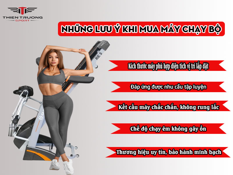 Những lưu ý khi mua máy chạy bộ chất lượng không thể bỏ qua