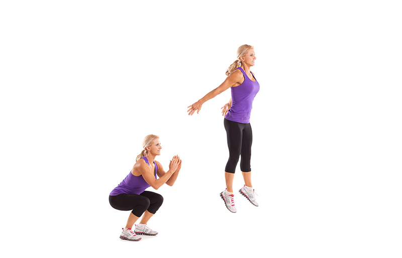 Bài tập bật cao Jump Squat