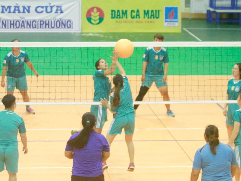 Đập bóng là kỹ thuật tấn công hiệu quả nhất trong bóng chuyền hơi