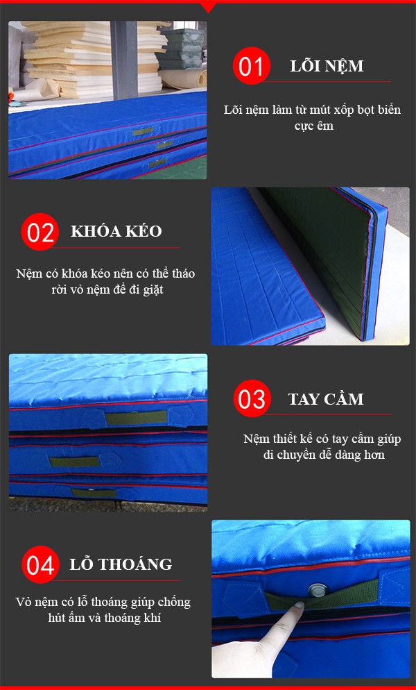Bộ nệm thể dục nhập khẩu