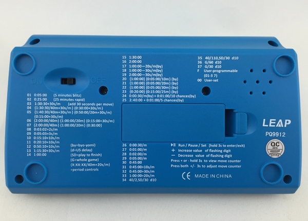 Đồng hồ cờ vua LEAP PQ9912