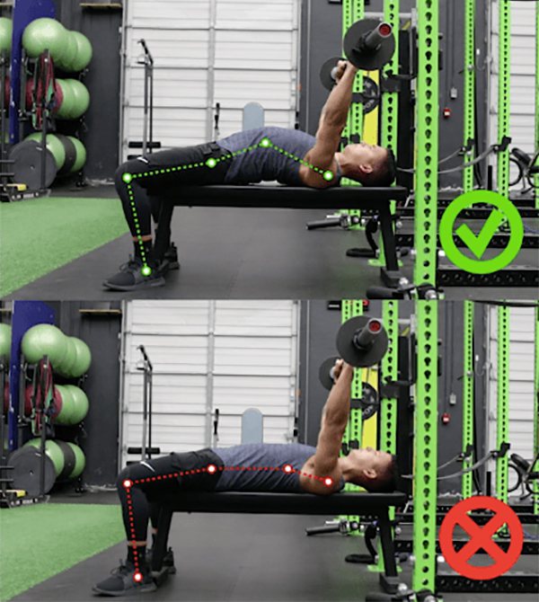 Động tác khi tập Bench Press
