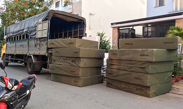 Ảnh thực tế nệm nhảy cao