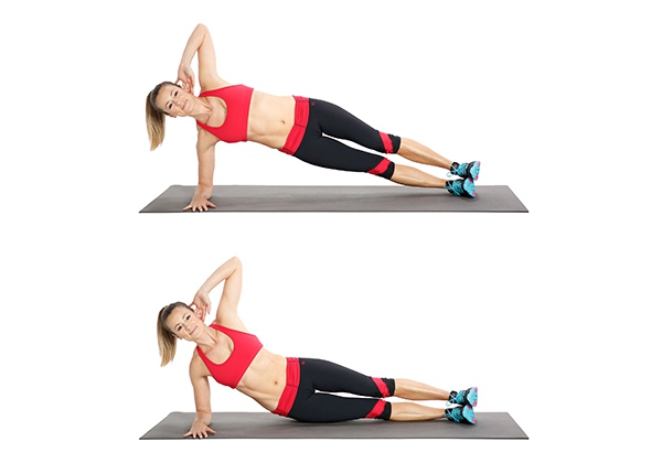 Side Plank nâng hông