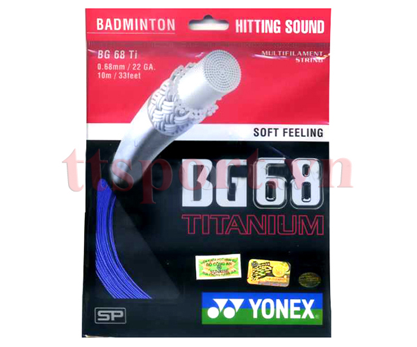 Dây căng vợt cầu lông BG 68 Ti chính hãng Yonex giá rẻ Nhất