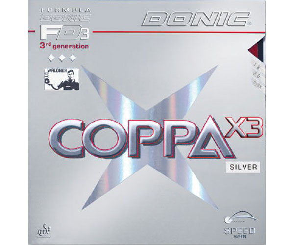Mặt vợt bóng bàn Donic Coppa X3 Silver chính hãng giá rẻ Nhất