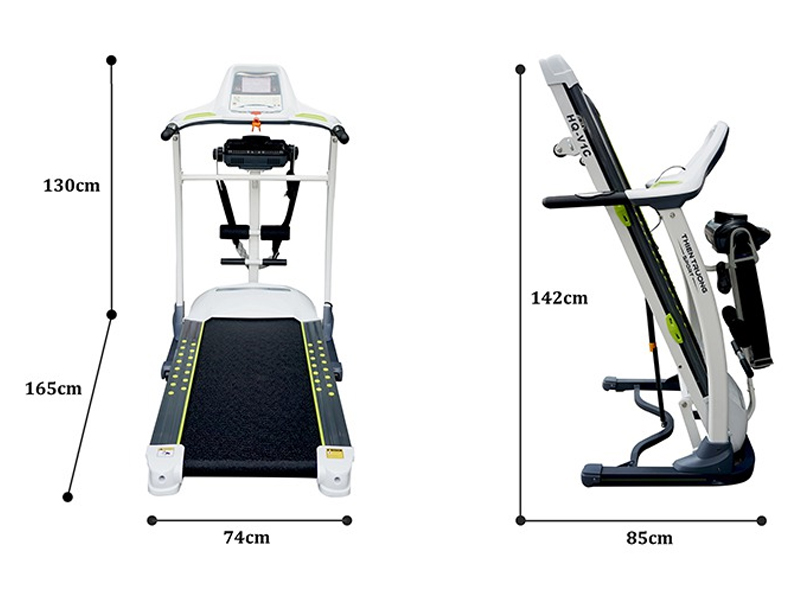Máy chạy bộ đa năng giá rẻ HQ-V1C kích thước nhỏ gọn