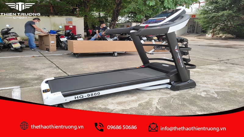 Máy chạy bộ gia đình đa năng HQ-9800 thiết kế thời trang, hiện đạ