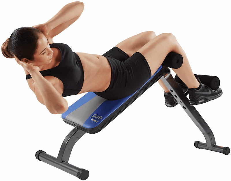 Cách gập bụng trên ghế dốc