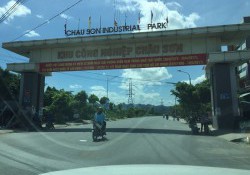 Thi công sân cầu lông tại khu công nghiệp Châu Sơn - Hà Nam