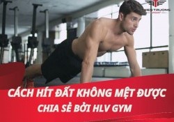 Cách hít đất không mệt được chia sẻ bởi HLV Gym
