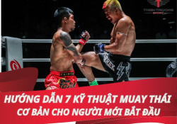 Hướng dẫn 7 kỹ thuật Muay Thái cơ bản cho người mới bắt đầu