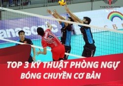 Top 3 kỹ thuật phòng thủ bóng chuyền cơ bản