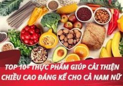Top 10+ thực phẩm giúp tăng chiều cao đáng kể cho nam nữ!