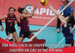 Tìm hiểu cách di chuyển trong bóng chuyền và các vị trí thi đấu 