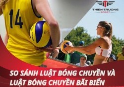 7 khác biệt so sánh luật bóng chuyền và luật bóng chuyền bãi biển
