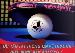 Tất tần tật thông tin về thương hiệu bóng bàn Butterfly 