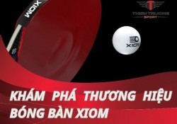 Tìm hiểu thương hiệu bóng bàn Xiom hàng đầu Hàn Quốc
