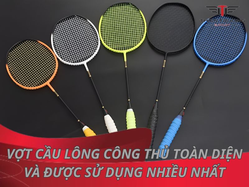 10 vợt cầu lông công thủ toàn diện và được sử dụng nhiều nhất